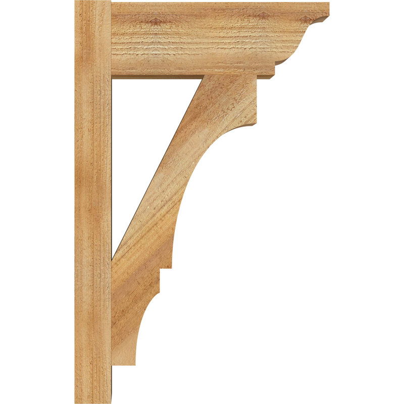 Balboa Traditional Outlooker, 6" W Western Red Cedar (Rough Sawn), 14" D x 22" H