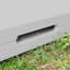 Rectangular Metal Outdoor Picnic Table , 86cm cm W 86cm cm D-2138286640