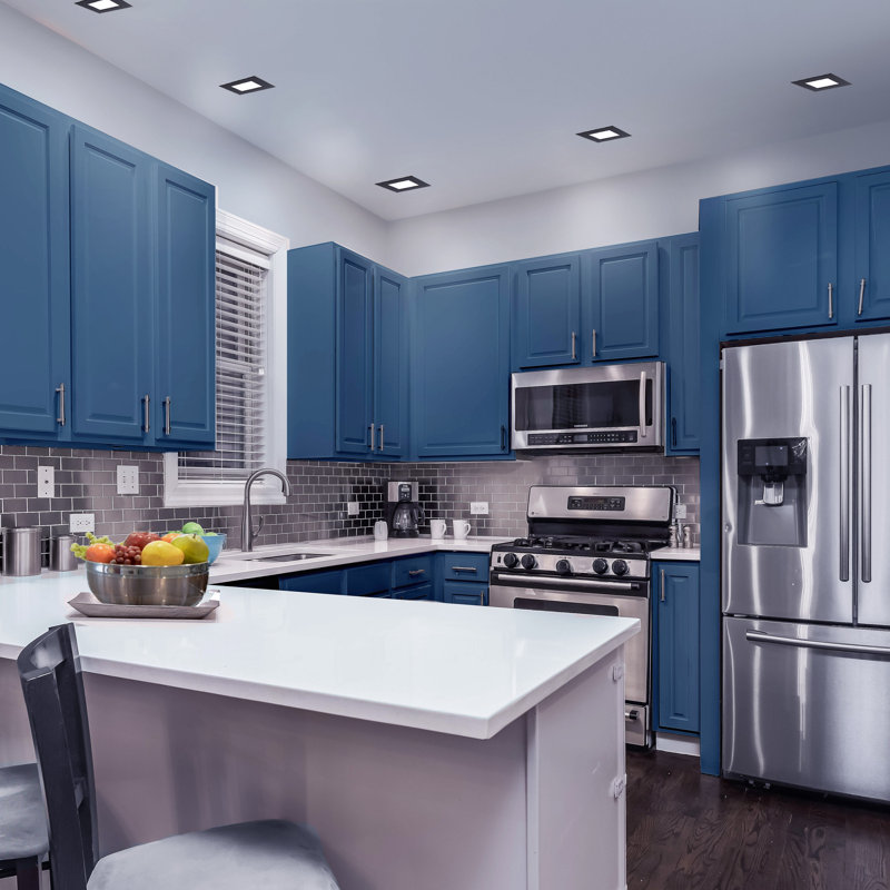 4'' Selectable Color Temperature Dimmable Air-Tight IC Rated LED Canless Recessed Lighting Kit