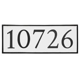 Serif 1-Line Wall Address Plaque