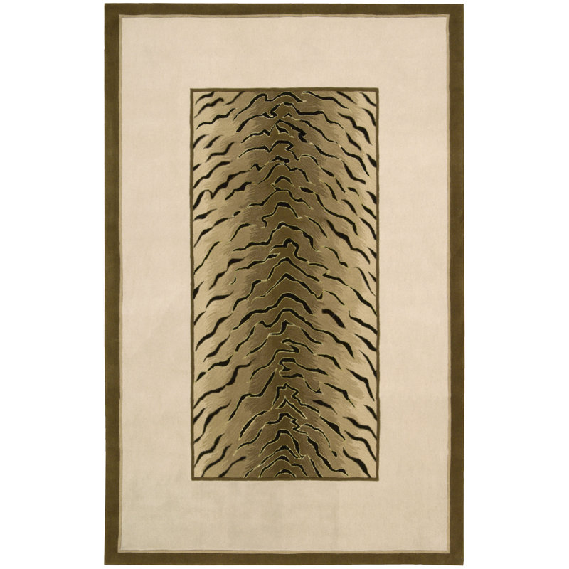 Ahlayah Animal Print Indoor Rug, Rectangle 1'9" x 2'9"
