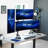 Vivo Pneumatic Triple Ultrawide Computer Monitor Desk Mount For Screens Up To 49"
