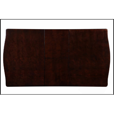 Modern Espresso Dining Table With Butterfly Leaf And 6 Side Chairs, Durable Rubberwood Kitchen And Dining Room Furniture Set