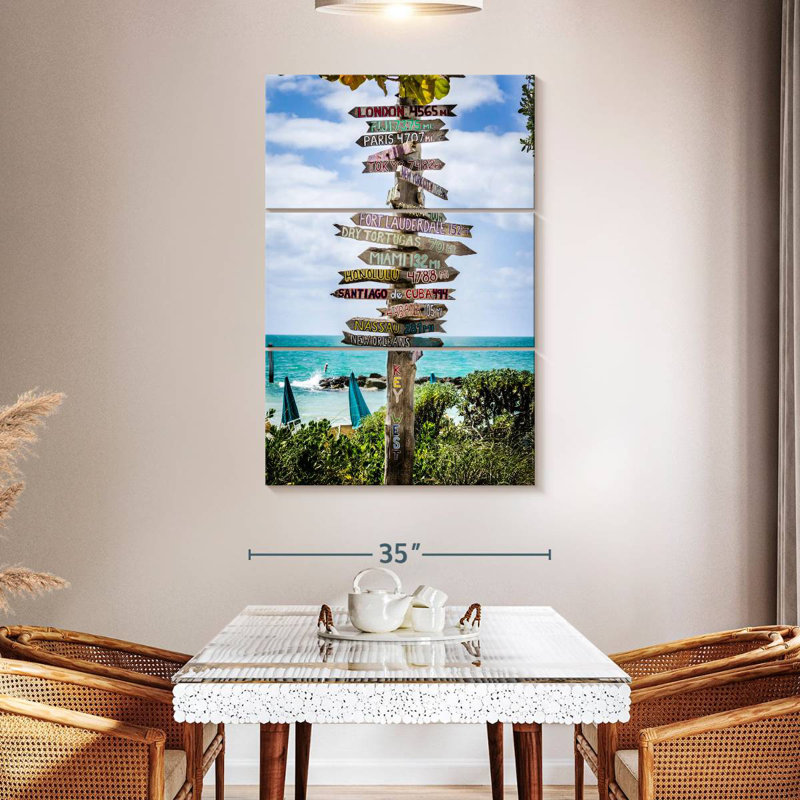 Panneaux de destination Tergel Key West, H 32 po x l 20 po