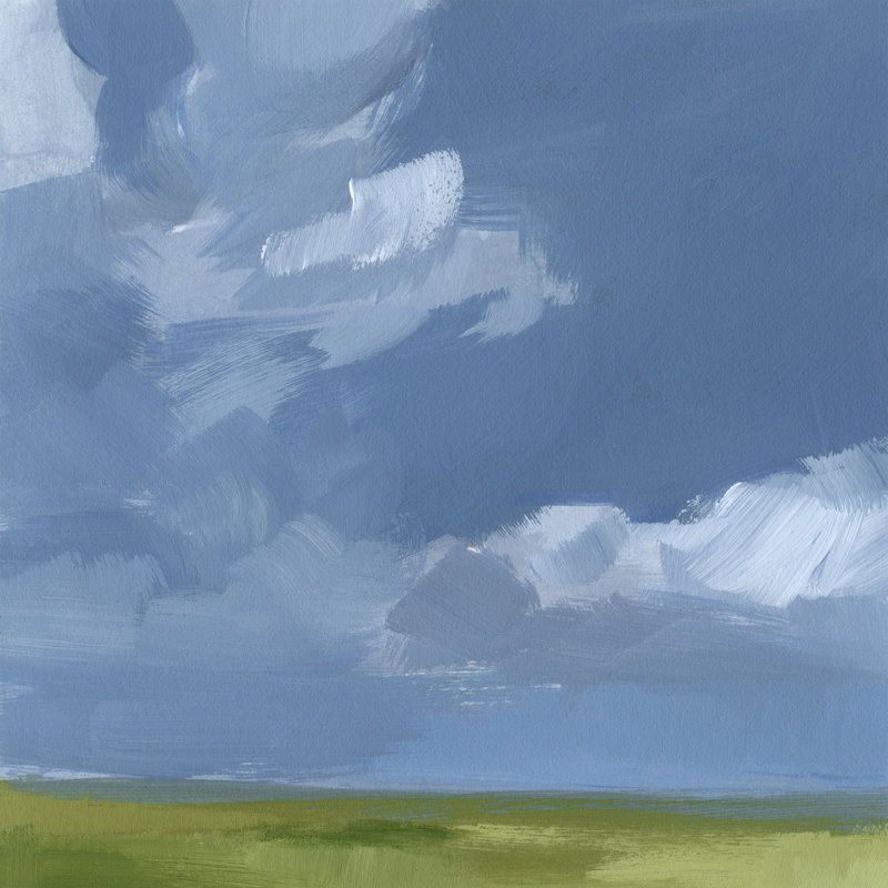 Lush Terrain III - No Frame Painting on Canvas, 122cm H x 122cm W x 3.8cm D