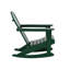Chaise Adirondack berçante en PEHD Laguna-418924049