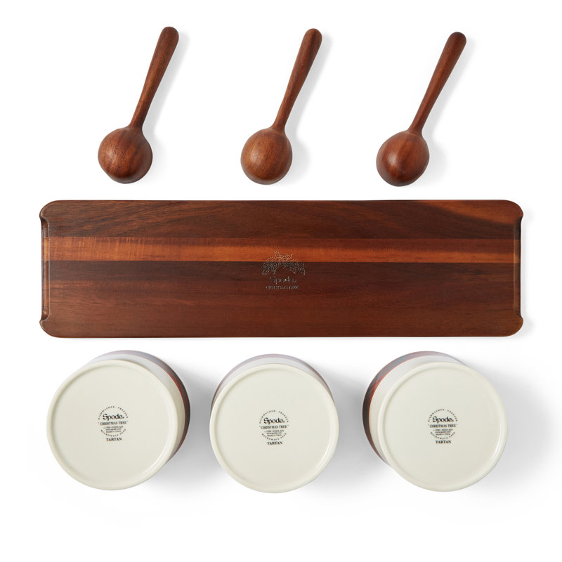 Tartan 7-Piece Condiment Set