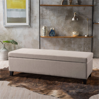 Afrim 50.5'' Wide Rectangle Storage Ottoman