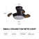 10" Modern Dimmable Ceiling Fan Light With Remote Control And LED Light