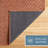 TOWN & COUNTRY BASICS Pax Herringbone Textured Solid Machine Washable Area Rug Rust-101377618