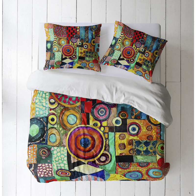 Modern & Contemporary Duvet Cover, King Duvet Cover + 2 King Shams