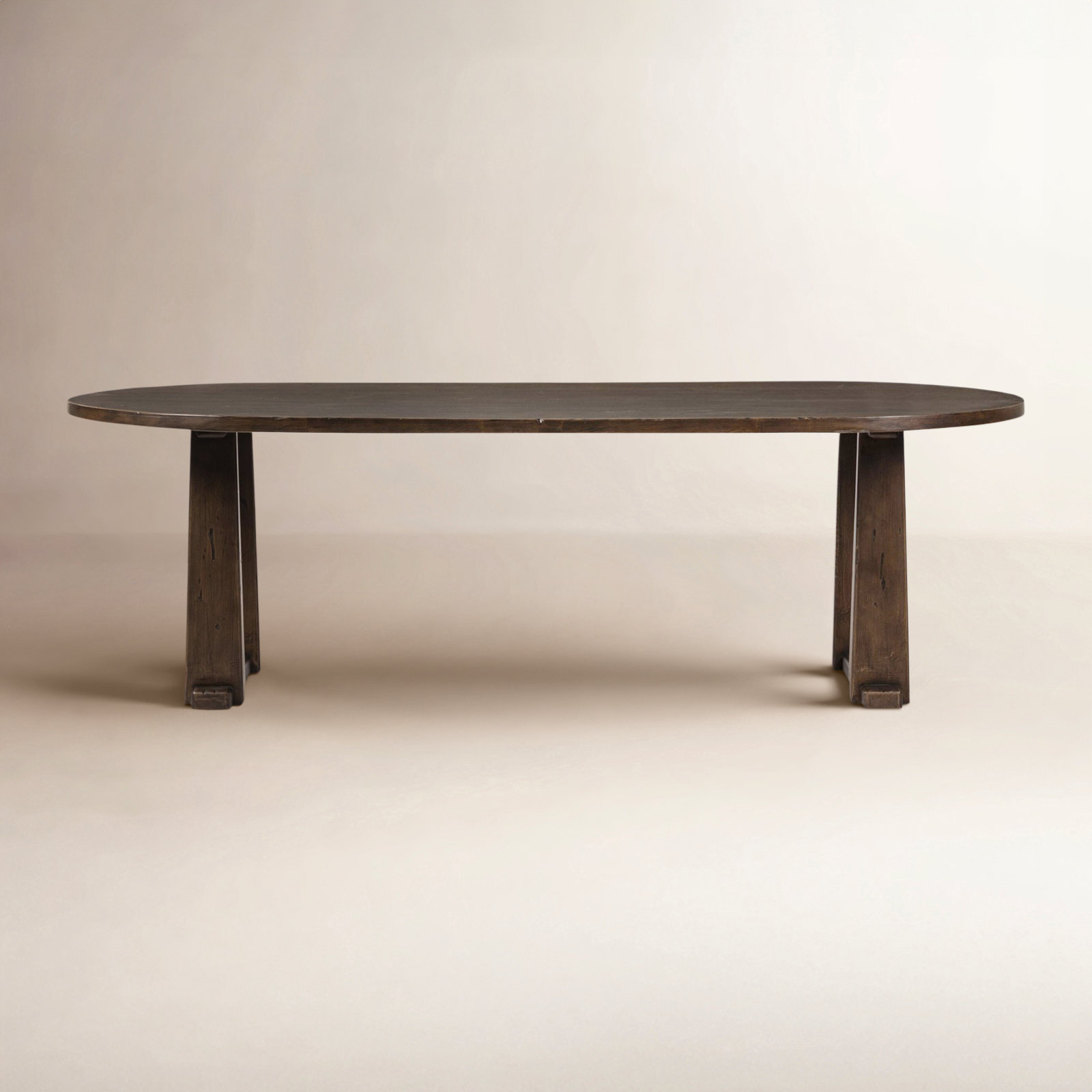 Ayla Dining Table, Worn Oak