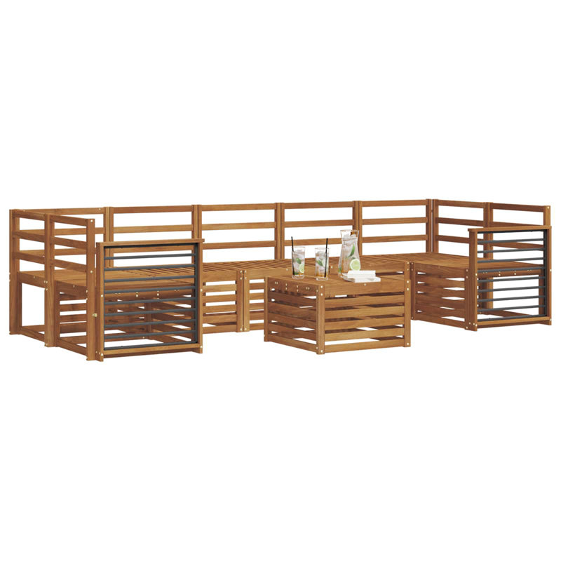 304cm Wide Patio Sectional Set