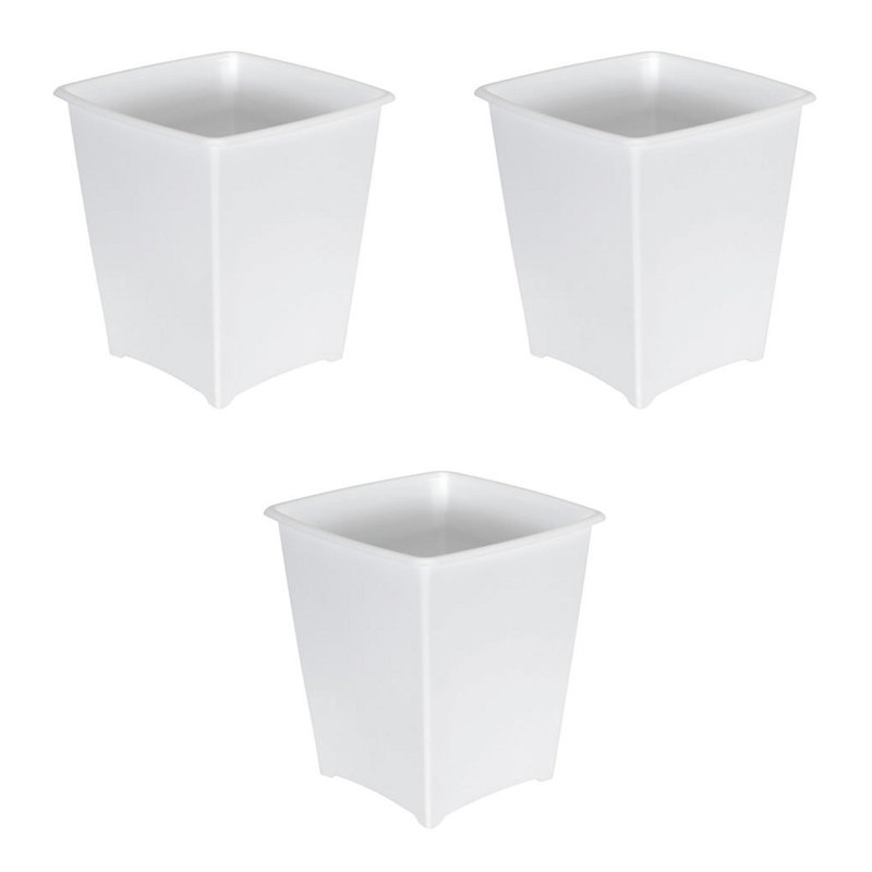 Plastic Open Waste Basket - 2 Gallons