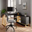 Cara L-Shaped Writing Desk