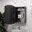 Arch Metal Framed Storage Medicine Cabinet With Beveled Mirror-1817838018-1814590307
