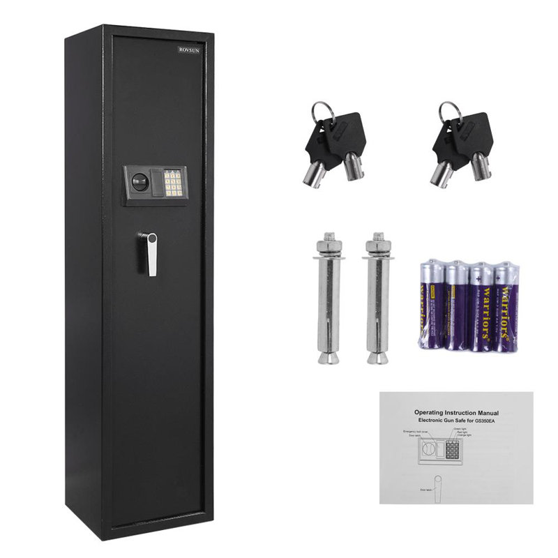 Grande armoire de rangement pour pistolet à double serrure 5 fusil