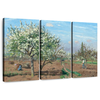 Alvord verger en fleurs Louveciennes 1872