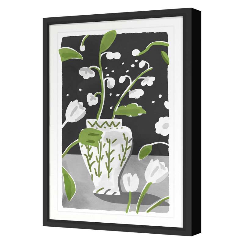 Peterloon Tall Print by Dana Gibson, 40" H x 28" W x 1.25" D, Black