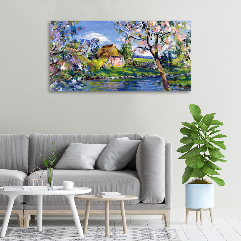 Spring Landscape - No Frame Print on Canvas