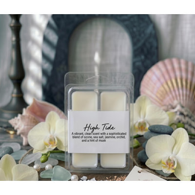 Ensemble de six cires de soja ivoire parfumées au muguet