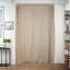 Fabdivine Artisan Block Print Curtain Coloured Linen Fabric with Ring Hanging Style - Bel Patr-2075831062