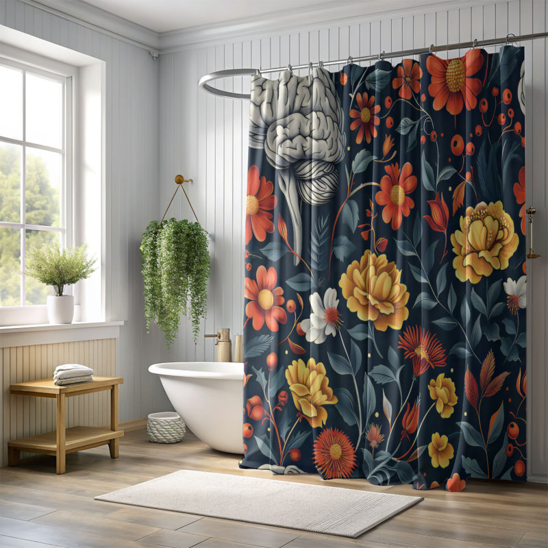 Rideau de douche Premium, H 74 po x l 71 po