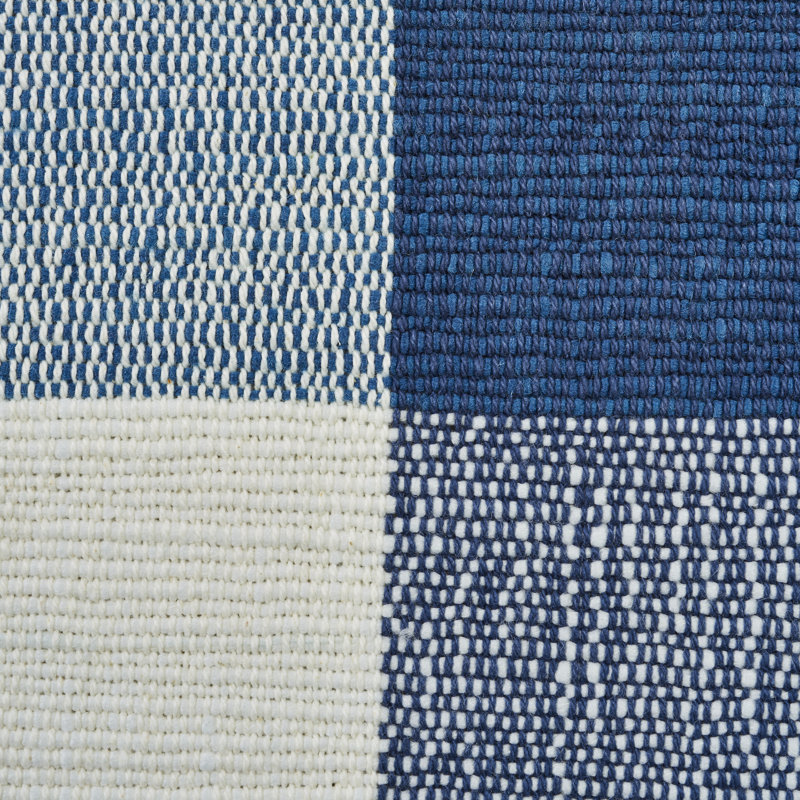 Barnes Performance Check Fabric, Blue