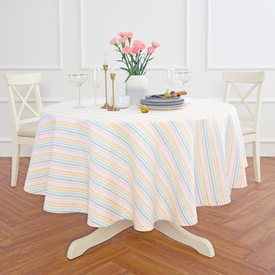 Julia - 100% Pure Linen Round Tablecloth
