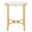 Myrtise Forged Metal Round Accent Table