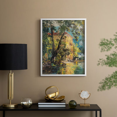 LANDSCAPES Series CCCLXX  -Premium Framed Print -Ready to Hang - No Nails Required