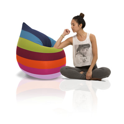 Elly Cotton Refillable Bean Bag Chair
