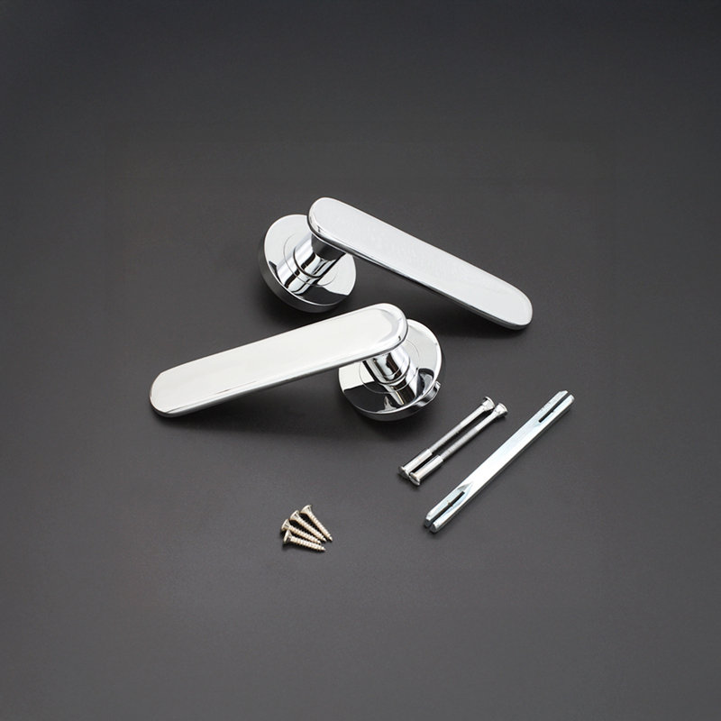 Skyla Lever Door Handle, Polished Chrome