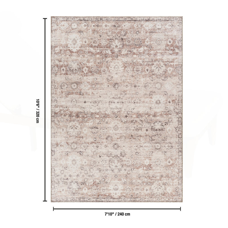7 pi 10 po x 10 pi 6 po Teiya, Rectangle 6'7" x 7'9"