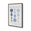 «Blue Retro Bauhaus», affiche I-347098611-347098584