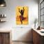 Danse classique indienne sur toile-210272651