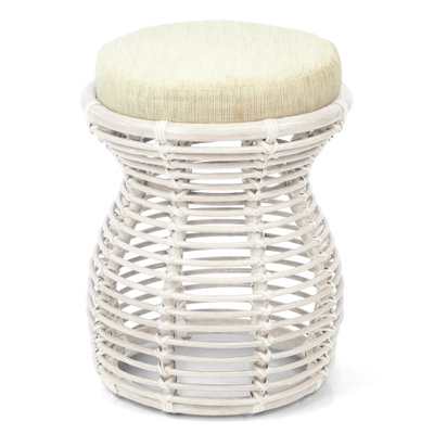 Adero Rattan Accent Stool