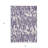 3' X 5' Purple Gray And Ivory Animal Print Washable Indoor Outdoor Area Rug