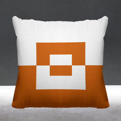 Luella Geometric Outdoor Reversible Throw Pillow