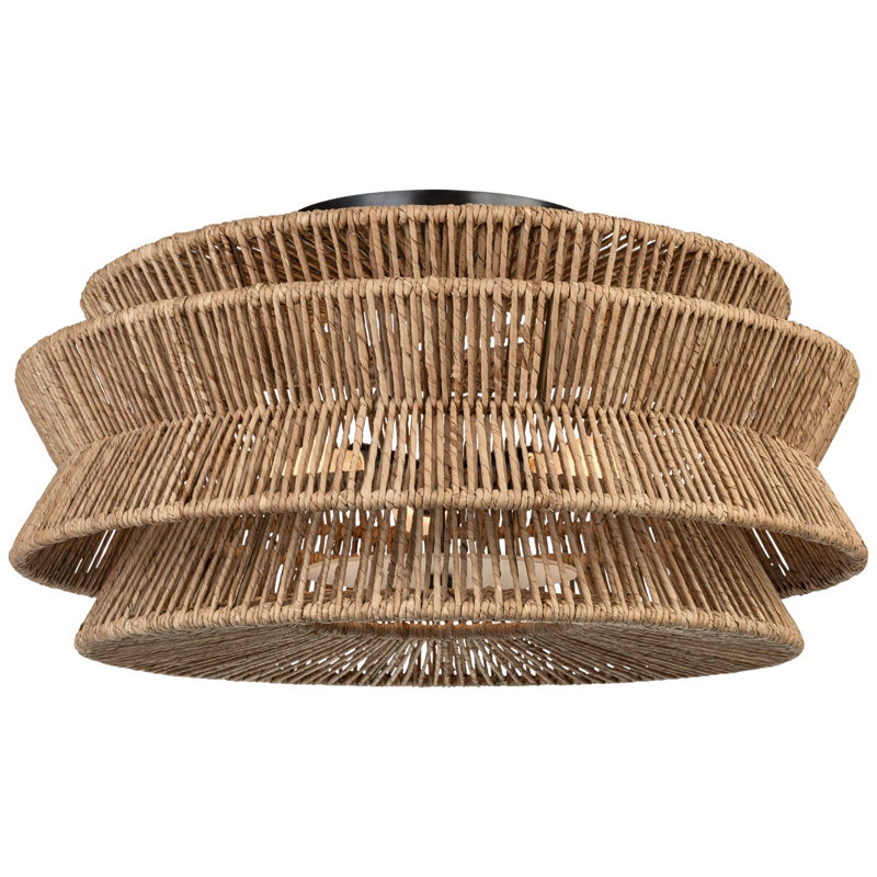 Antigua 3 - Light Flush Mount, 13" H x 30" W x 30" D