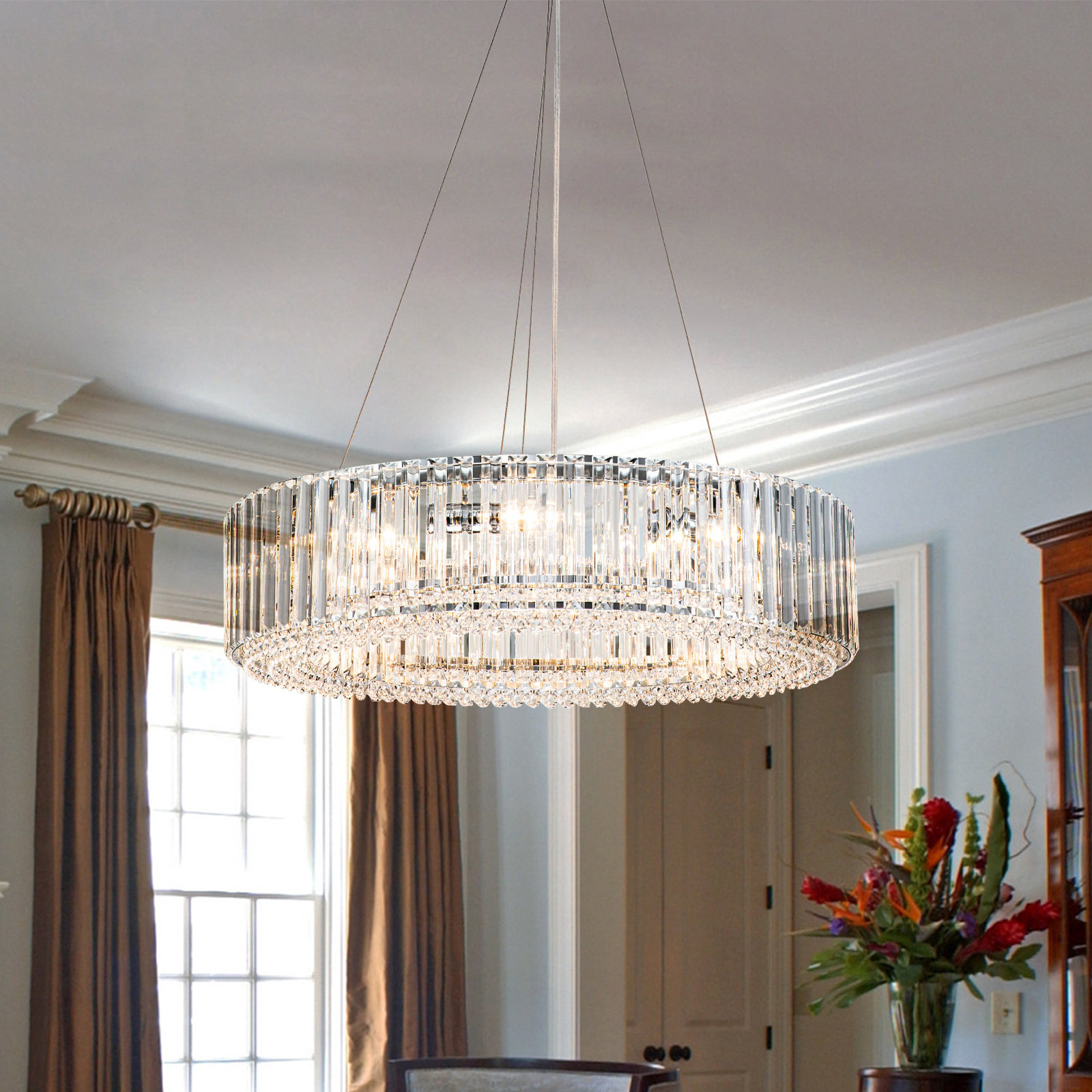 Mercer41 Craggie Dimmable Drum Chandelier & Reviews