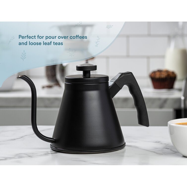 Electric Gooseneck Kettle for Pour Over Coffee and Tea - 1L Electric Drip Kettle Teapot
