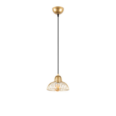 Luminaire suspendu en dome à 1 lumière
