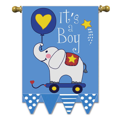 Chantila Double Sided 18'' H x 13'' W Polyester Animal Garden Flag