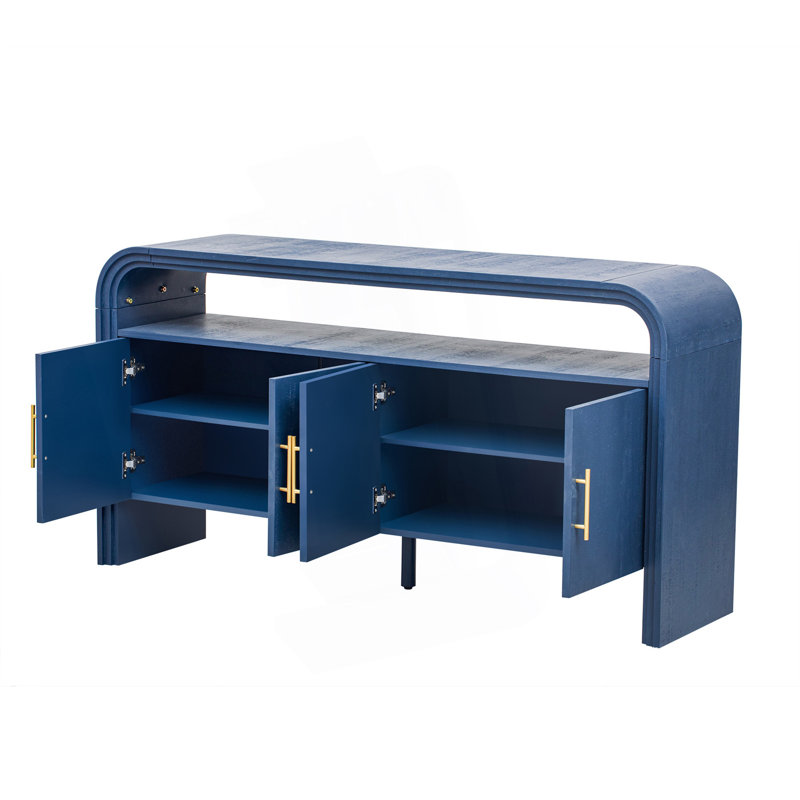 Buffet élégant avec tablette et armoire d'appoint