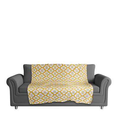 Jeté à motif floral 