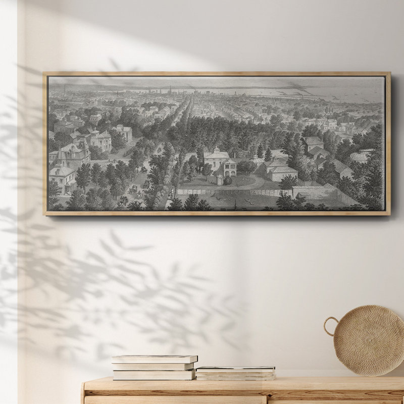 City of Buffalo - Toile avec cadre, H 8 po x l 20 po