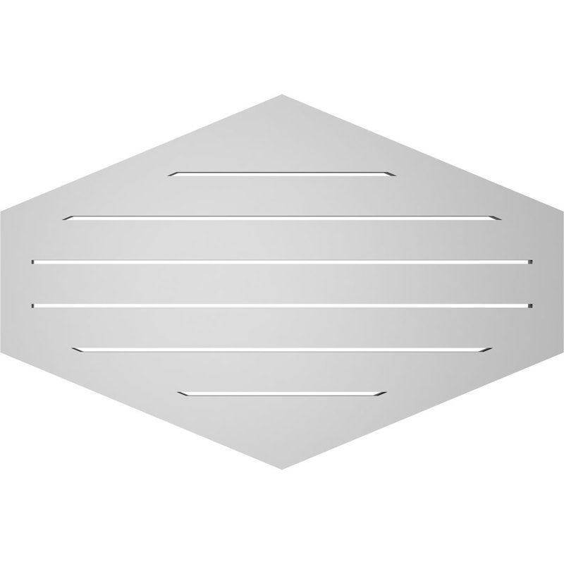 Pente verticale verticale en uréthane 5 pi, H 24 po x l 36 po x P 1,5 po