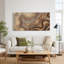 Art mural sur toile brun et beige-1090465773