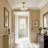 1-Light Clear Glass Semi-Flush Mount